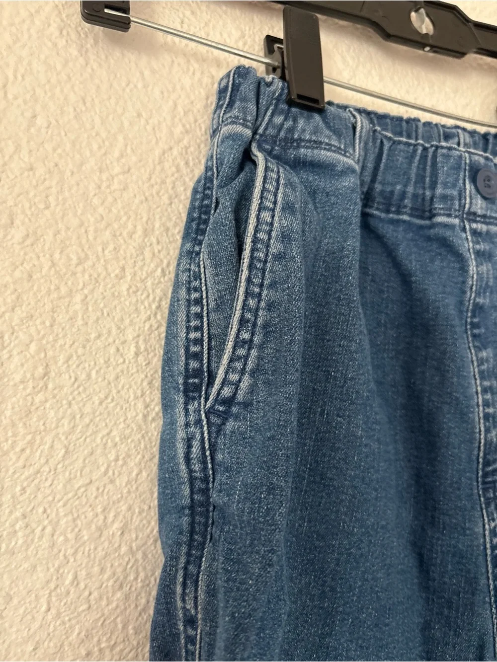Uniqlo kids stretch easy denim pants sz 11/12 yrs